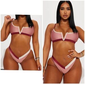 NWT Heat Swimwear Bikini Top & Bottom Set Sz XL